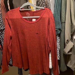 BNWT Maurice’s red long sleeve 24/7 tee